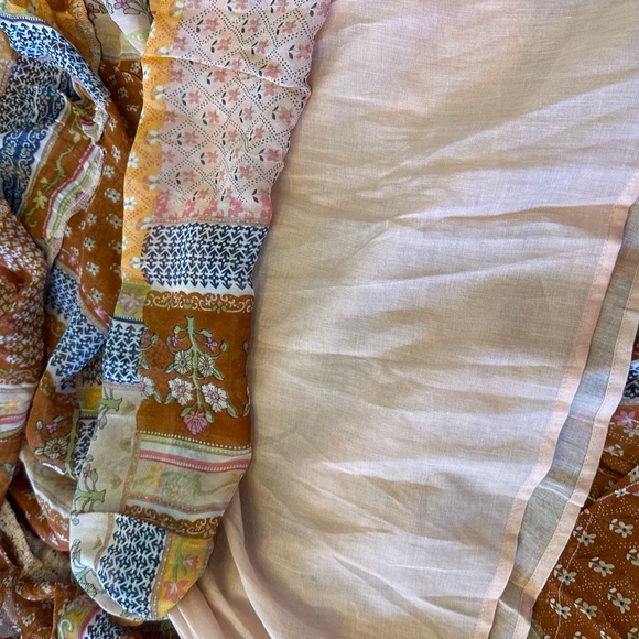 Raga NWT SZ Med Orange Pink V-Neck Sundress - Picture 13 of 13